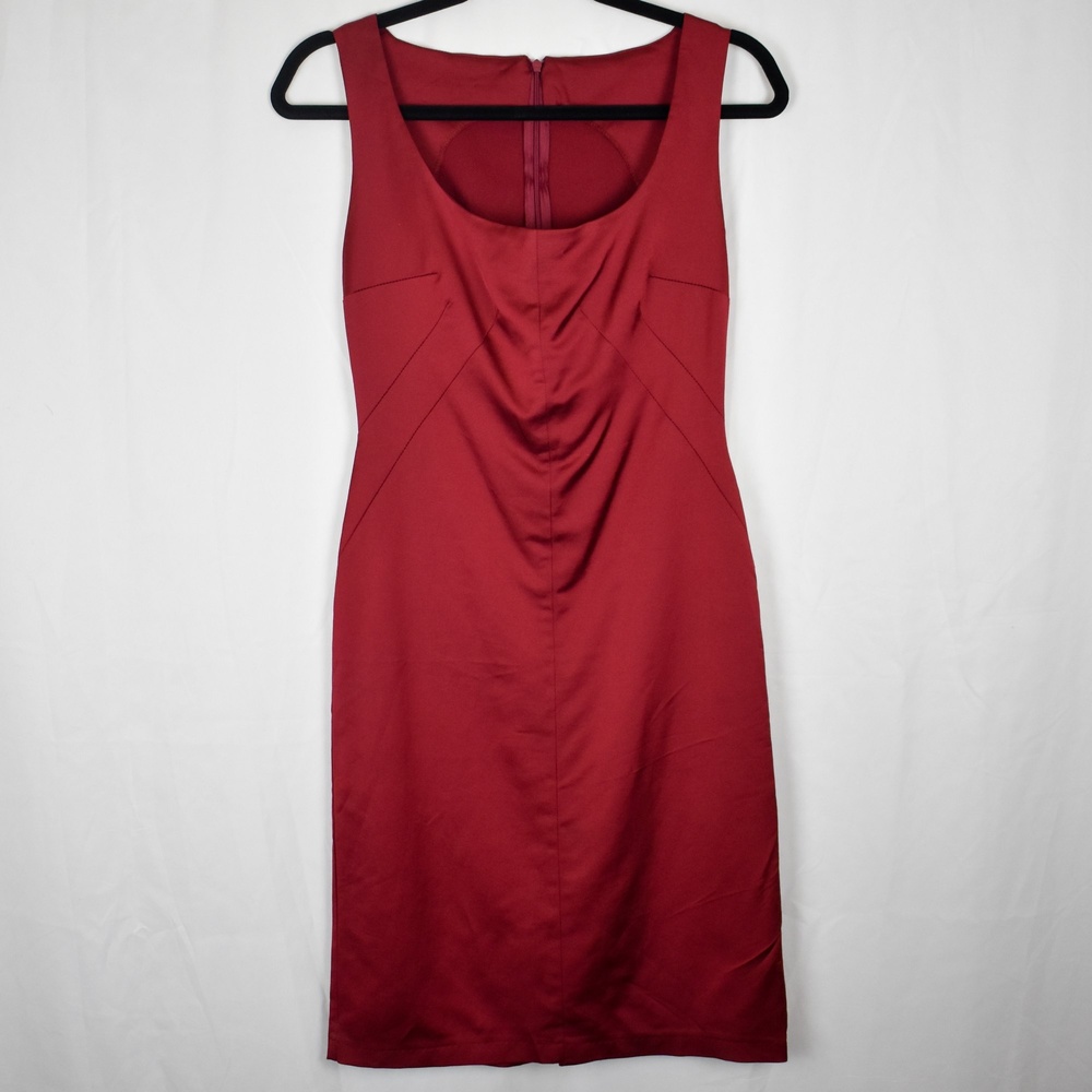 Made in Italy Vintage Maroon Dress